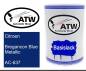 Preview: Citroen, Bregancon Blue Metallic, AC-637: 500ml Lackdose, von ATW Autoteile West.